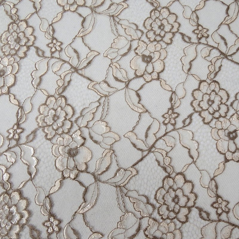 Lace Fabric Polyester Warp Knit for Women's Wear Wholesale Supplier
