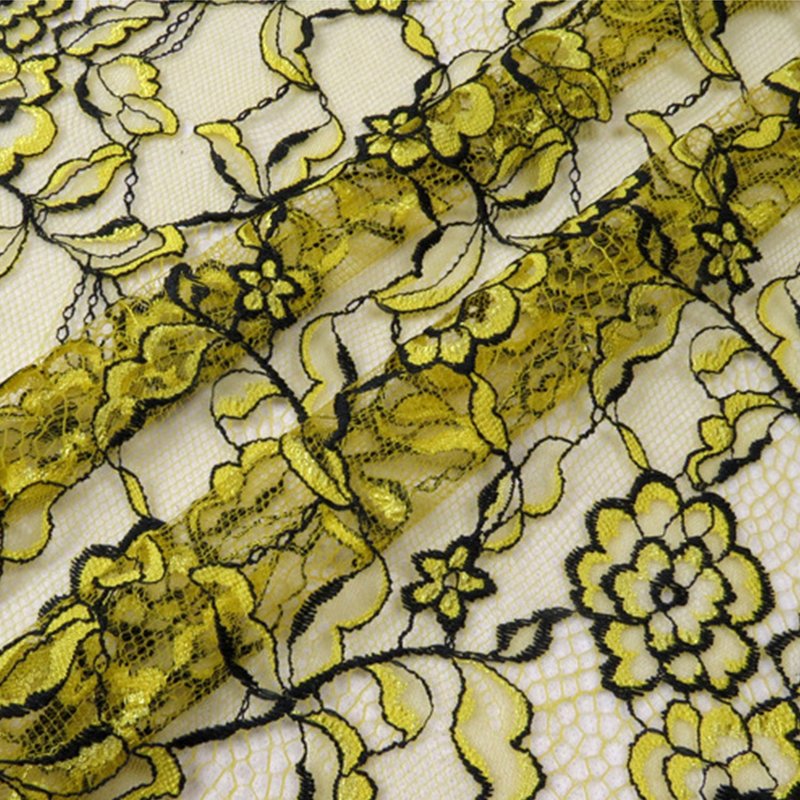 Lace Fabric Polyester Warp Knit for Women's Wear Wholesale Supplier 21