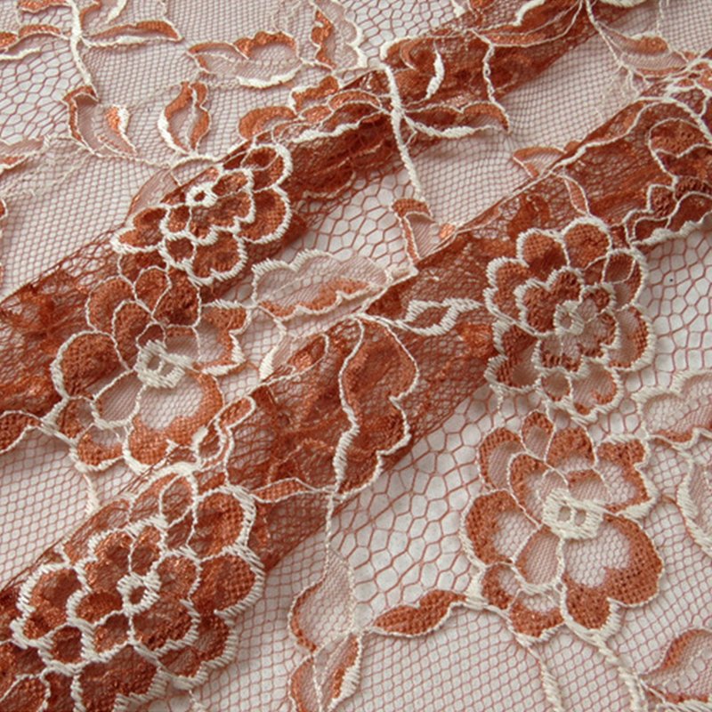 Lace Fabric Polyester Warp Knit for Women's Wear Wholesale Supplier 22
