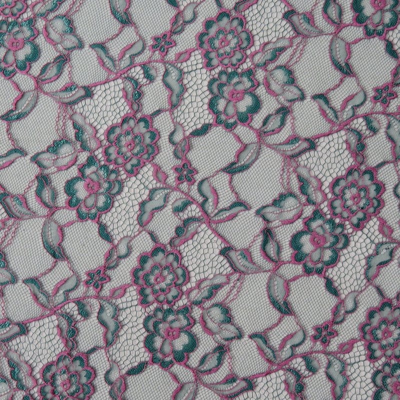 Lace Fabric Polyester Warp Knit for Women's Wear Wholesale Supplier 4