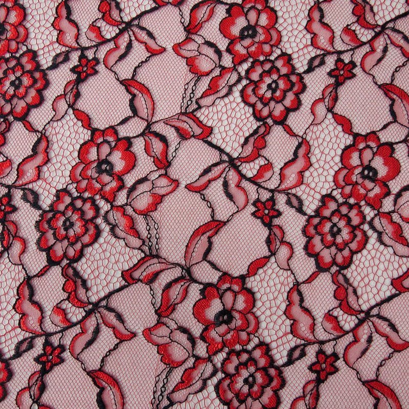 Lace Fabric Polyester Warp Knit for Women's Wear Wholesale Supplier 7