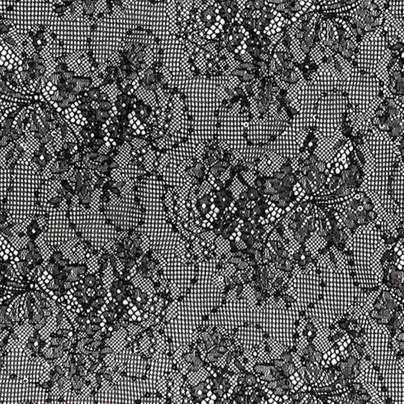 Lace Fabric Ditsy Floral Sequin Polyester for Women's Wear Wholesale S 11