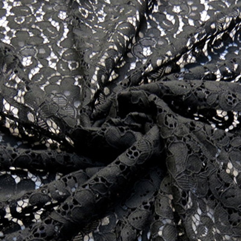 Lace Fabric Cutwork Sleepwear Nylon for Loungewear Wholesale Supplier 12