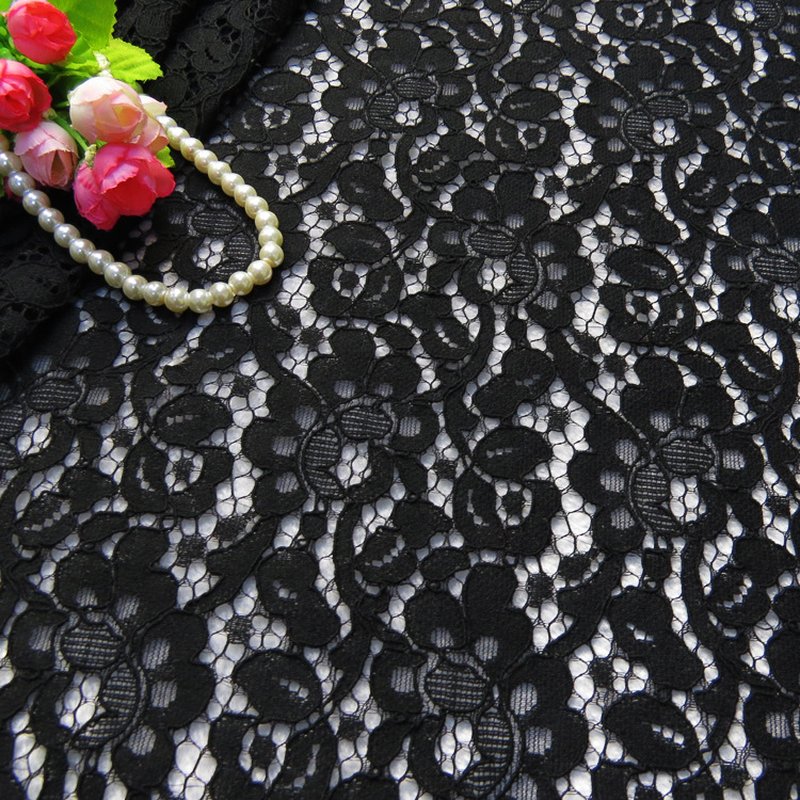 Lace Fabric Cutwork Sleepwear Nylon for Loungewear Wholesale Supplier 14