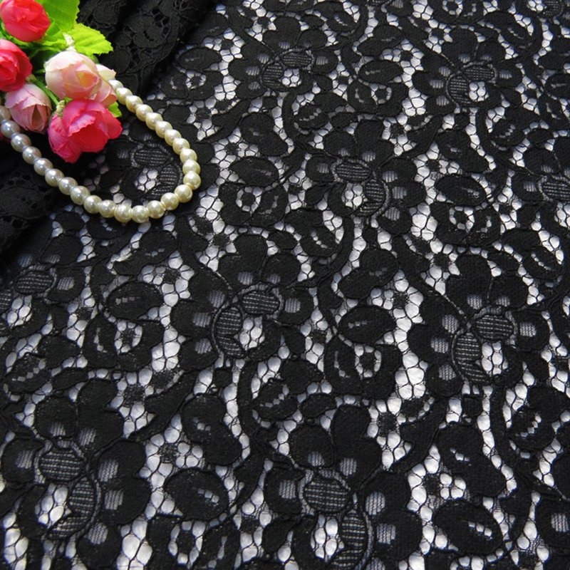 Lace Fabric Cutwork Sleepwear Nylon for Loungewear Wholesale Supplier 3
