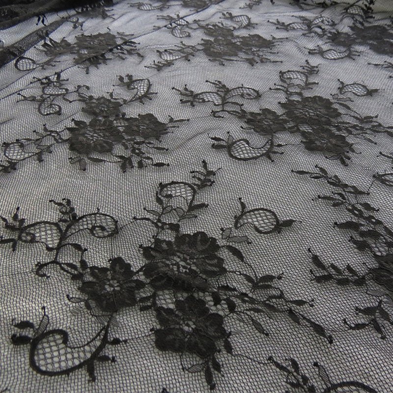 Lace Trim Eyelash Lace Lace Fabric for Loungewear Wholesale Supplier