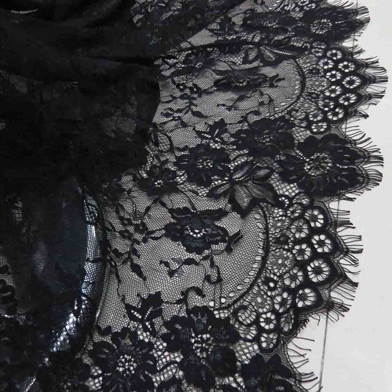 Lace Trim Eyelash Lace Lace Fabric for Loungewear Wholesale Supplier