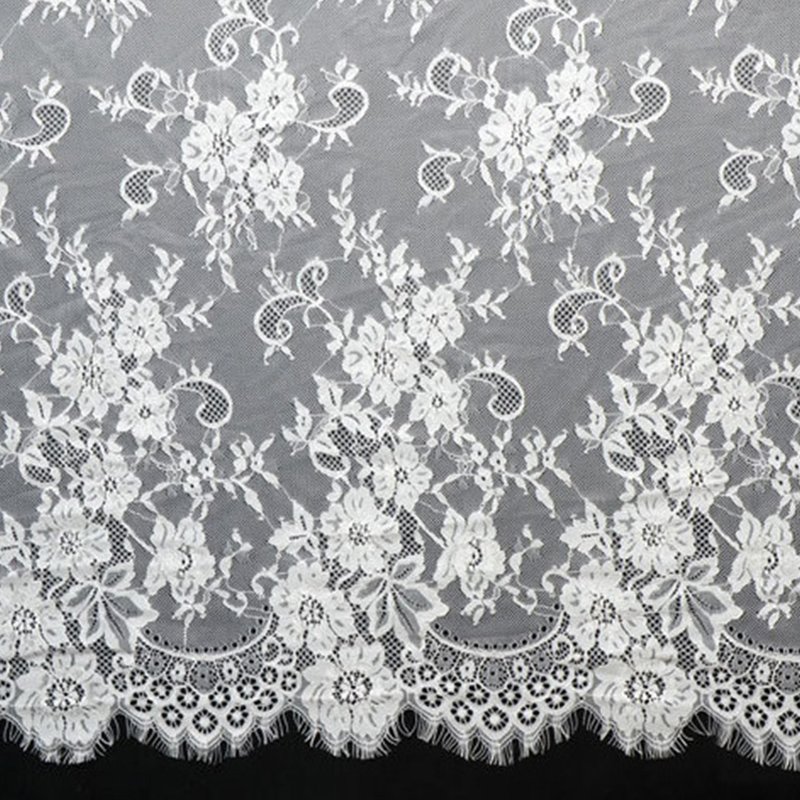 Lace Trim Eyelash Lace Lace Fabric for Loungewear Wholesale Supplier 3
