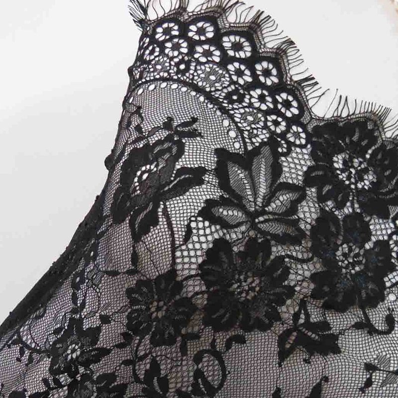 Lace Trim Eyelash Lace Lace Fabric for Loungewear Wholesale Supplier 5