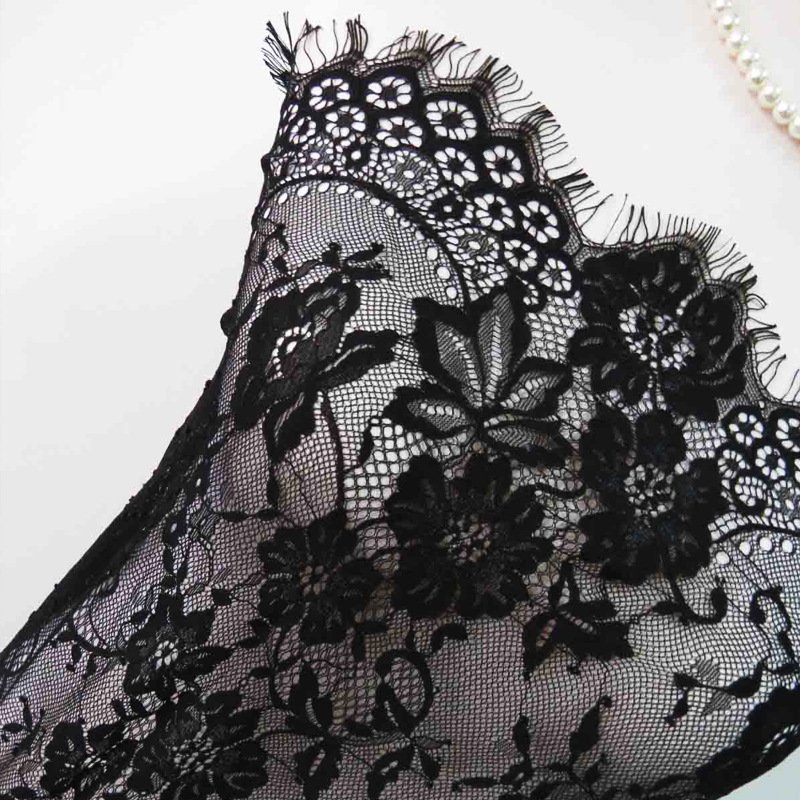 Lace Trim Eyelash Lace Lace Fabric for Loungewear Wholesale Supplier 7
