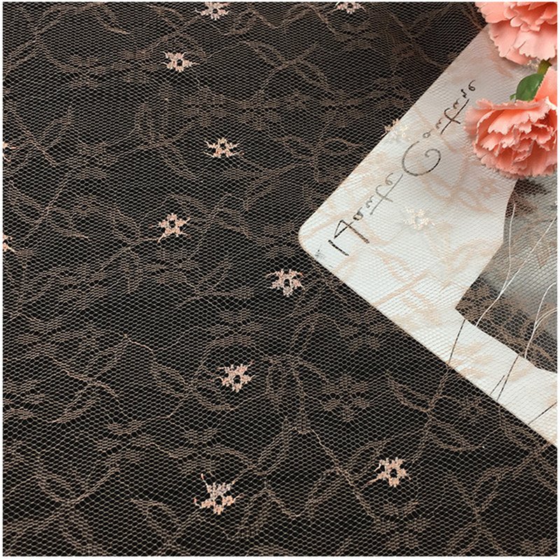 Lace Fabric Dress Cutwork Nylon Foil for Women's Wear Wholesale Suppli 14