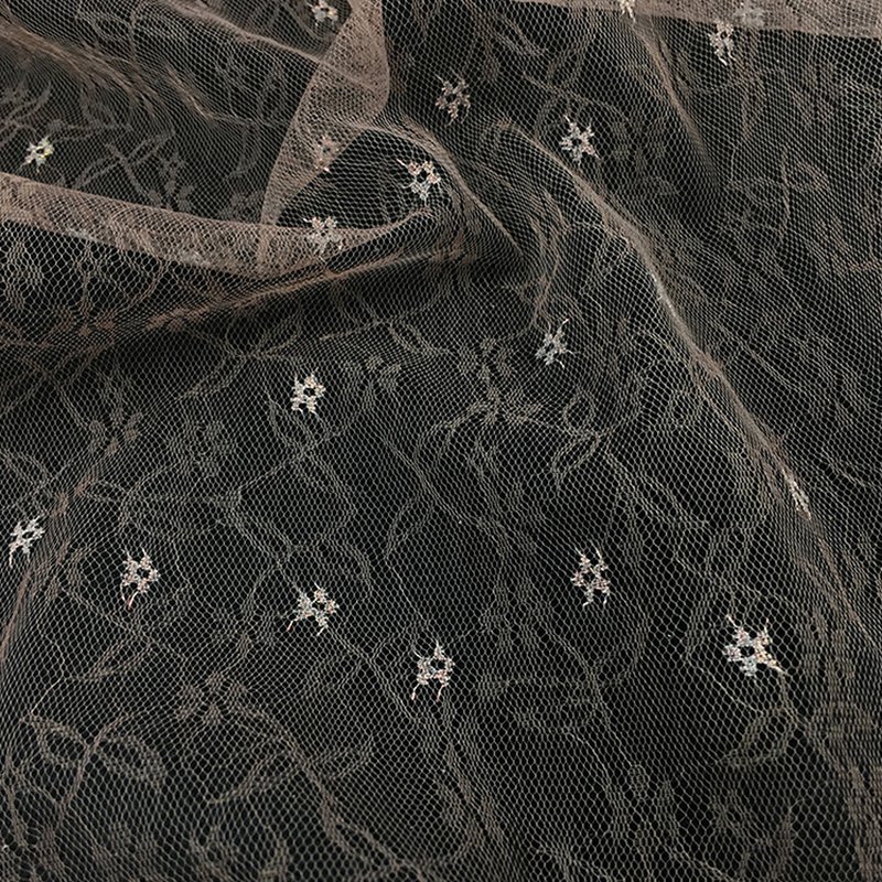 Lace Fabric Dress Cutwork Nylon Foil for Women's Wear Wholesale Suppli 9