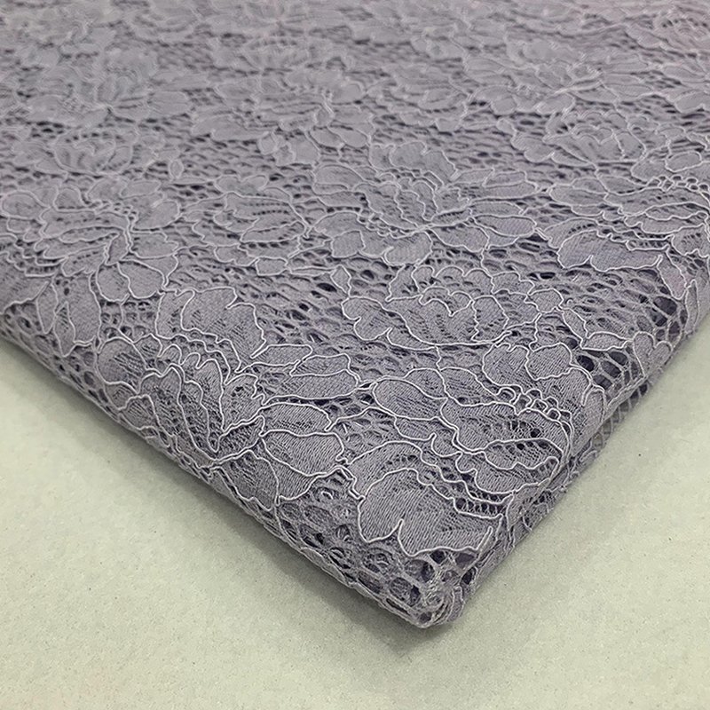 Lace Fabric Cutwork Floral Nylon for Women's Wear Wholesale Supplier