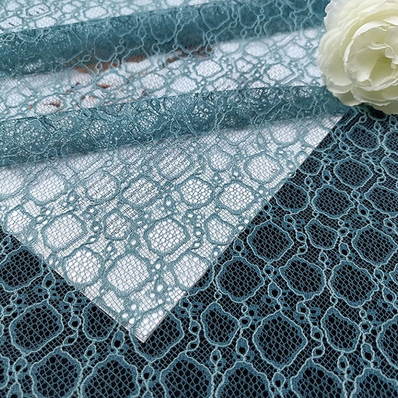 Lace Fabric Dress Cutwork Nylon for Women's Wear Wholesale Supplier 7