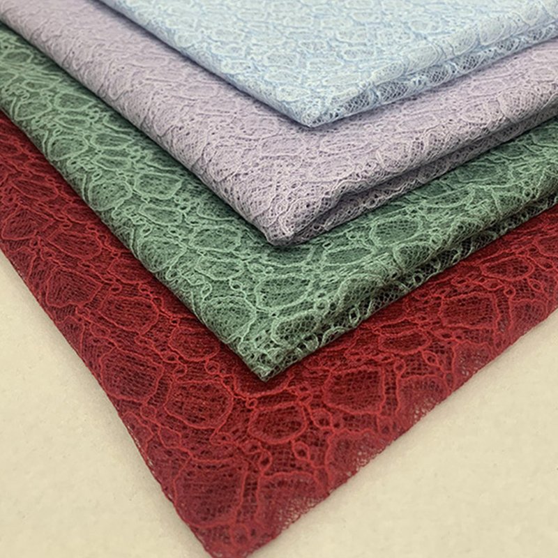 Lace Fabric Dress Cutwork Nylon for Women's Wear Wholesale Supplier 9