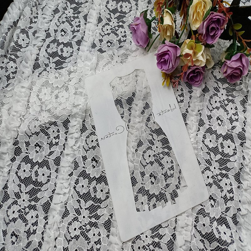 Lace Fabric Small Floral Nylon for Women's Wear Wholesale Supplier 4