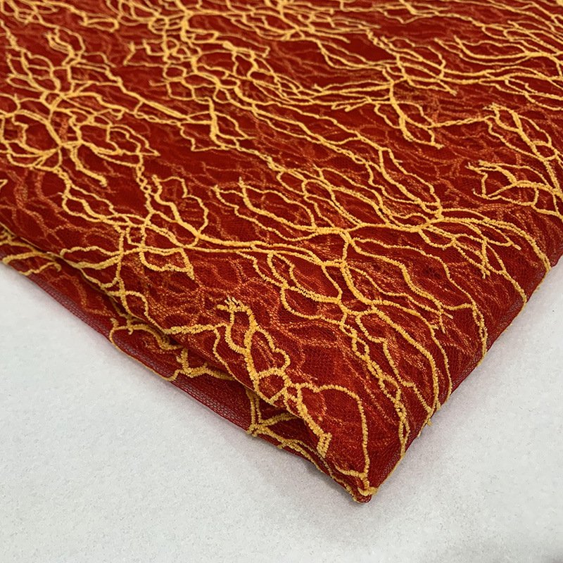 Lace Fabric Eyelash Evening Nylon Warp Knit for Bridal Wholesale Suppl 14