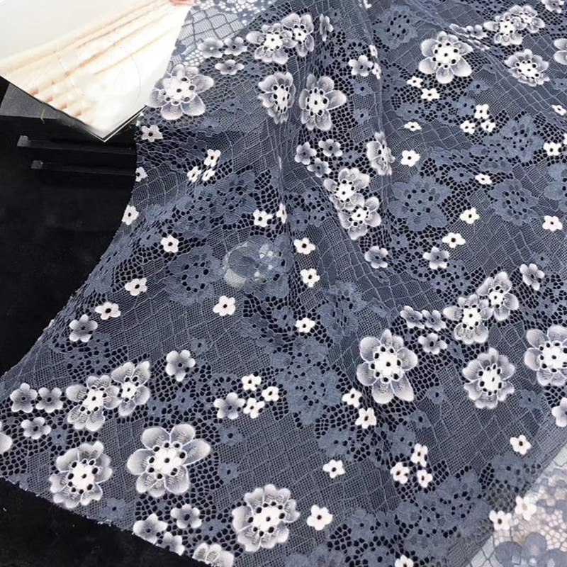 Lace Fabric Printed Polyester for Women's Wear Wholesale Supplier