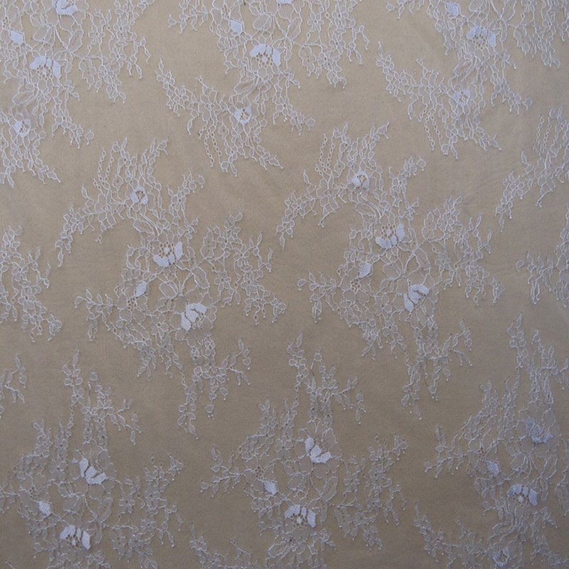 Lace Fabric Rose Nylon Warp Knit for Women's Wear Wholesale Supplier