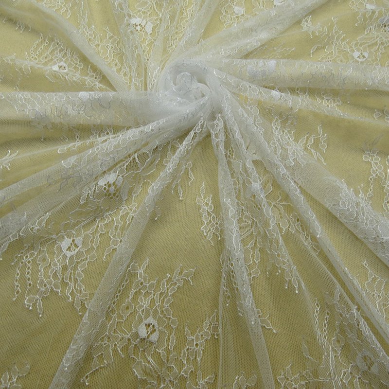 Lace Fabric Rose Nylon Warp Knit for Women's Wear Wholesale Supplier