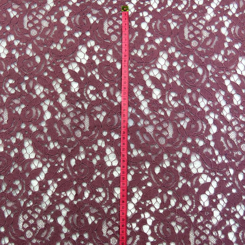 Lace Fabric Dress Bridal Nylon Warp Knit for Women's Wear Wholesale Su 4
