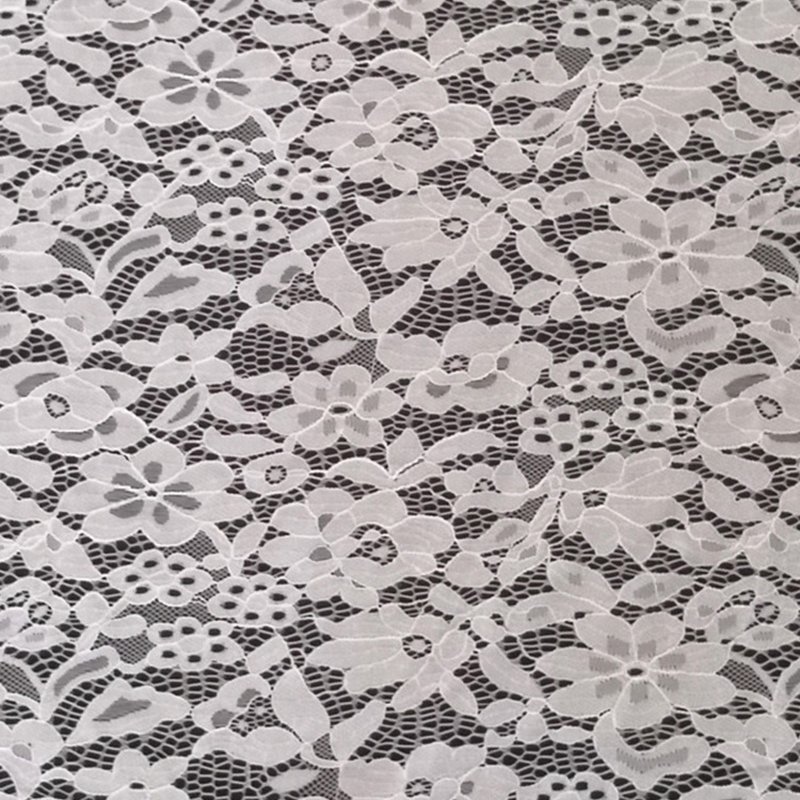 Lace Fabric Floral Nylon Warp Knit for Women's Wear Wholesale Supplier 5
