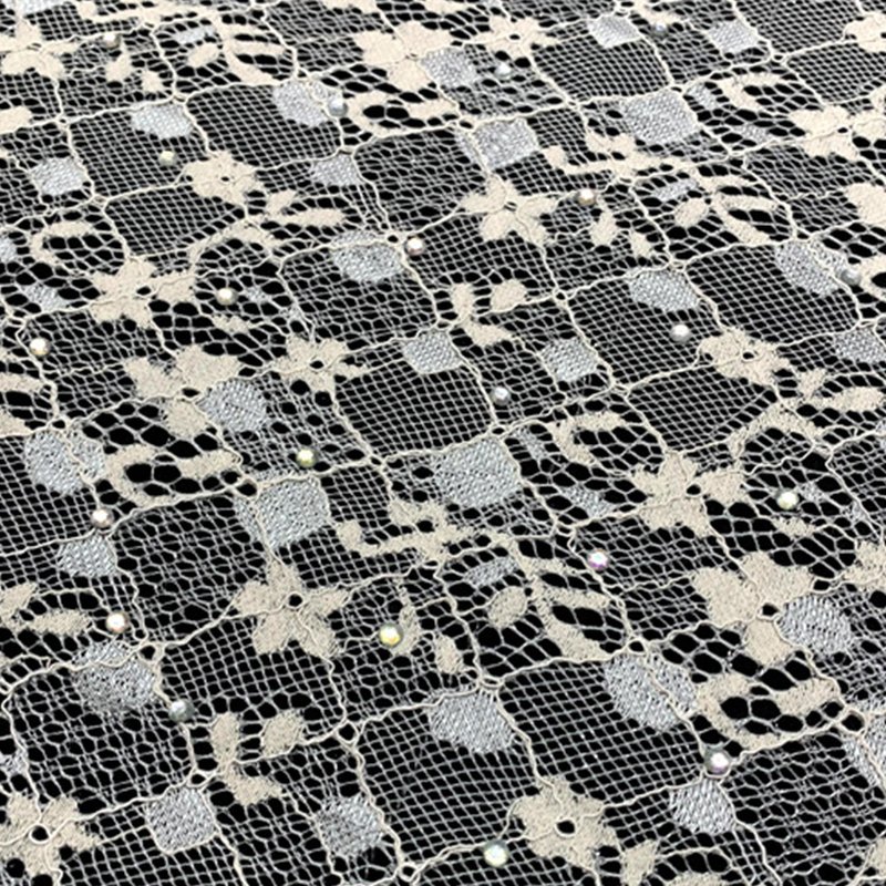 Lace Trim Sequin Polyester Lace Fabric for Apparel Wholesale Supplier 14