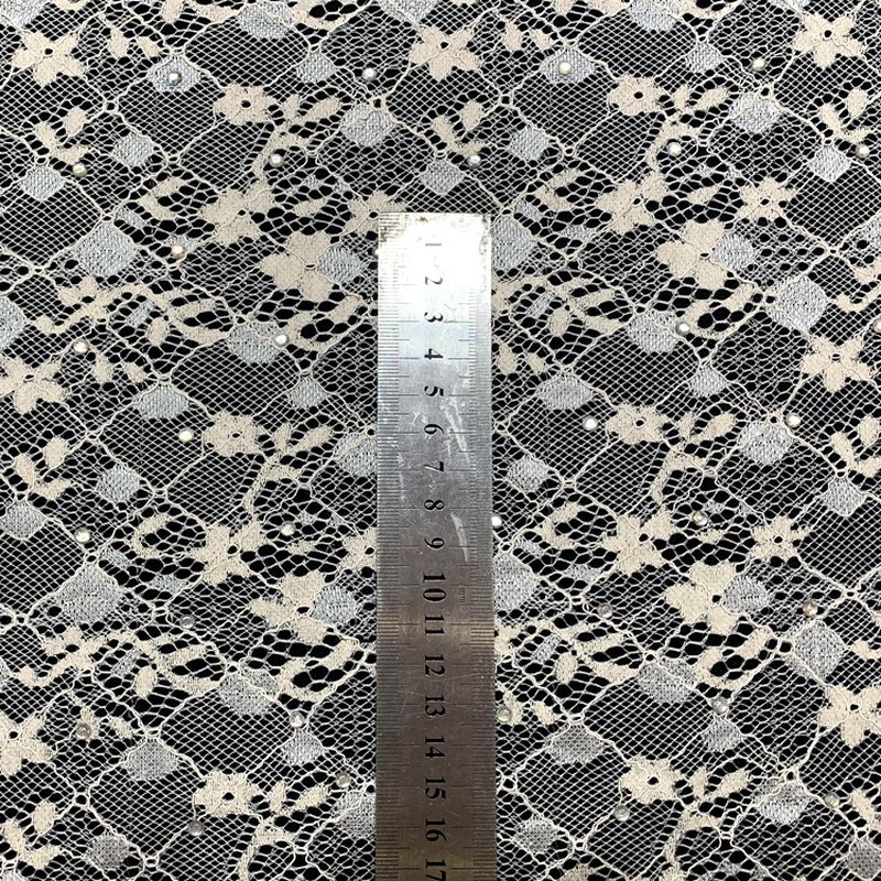 Lace Trim Sequin Polyester Lace Fabric for Apparel Wholesale Supplier 16