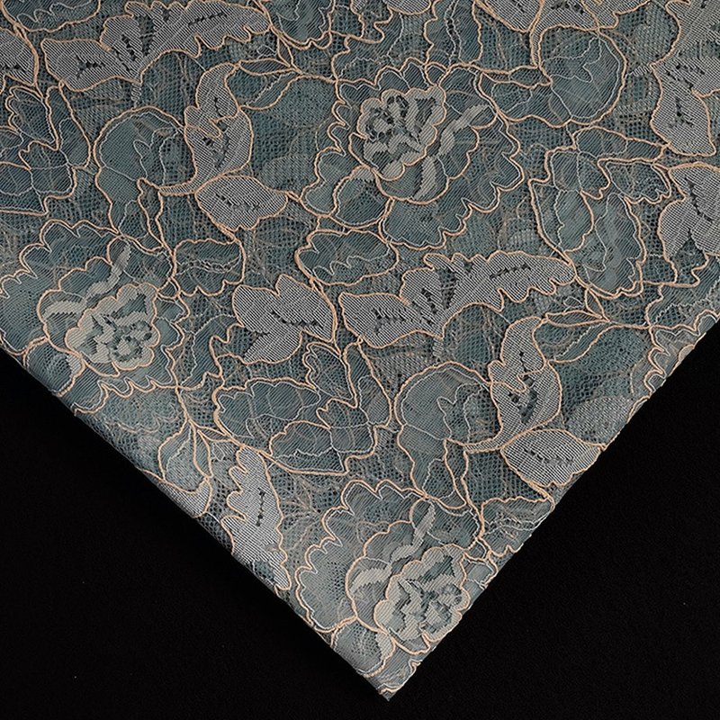 Lace Fabric Scallop Edge Wave for Women's Wear Wholesale Supplier