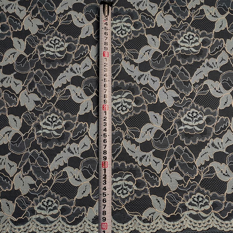 Lace Fabric Scallop Edge Wave for Women's Wear Wholesale Supplier 9