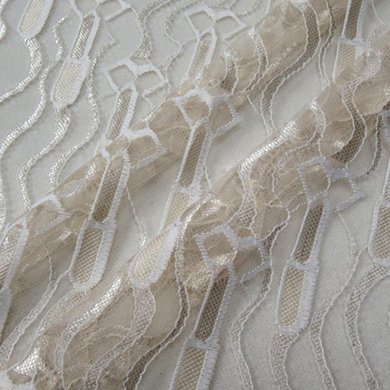 Lace Fabric Women's Polyester Warp Knit for Women's Wear Wholesale Sup 6