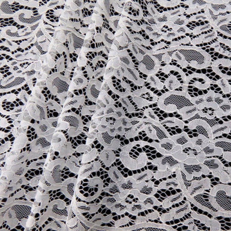 Lace Fabric Dress Cutwork Nylon for Women's Wear Wholesale Supplier 5