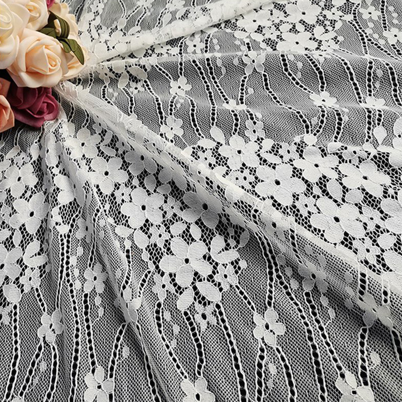 Lace Fabric Women's Nylon Warp Knit for Women's Wear Wholesale Supplie 12