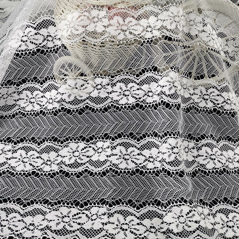 Lace Fabric Geometric Cutwork for Women's Wear Wholesale Supplier 9