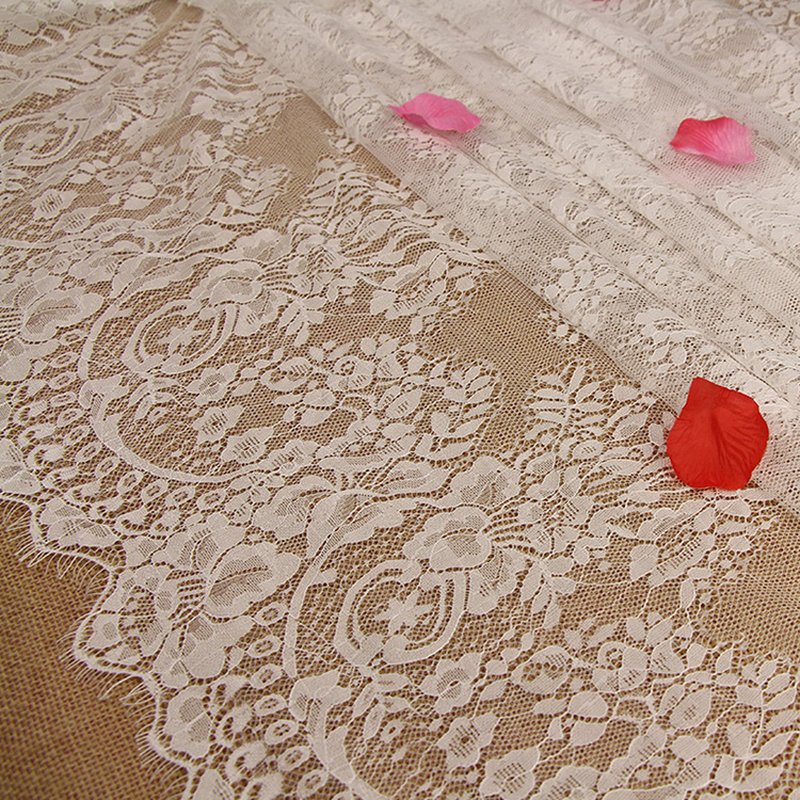 Lace Trim Lace Fabric Eyelash for Apparel Wholesale Supplier
