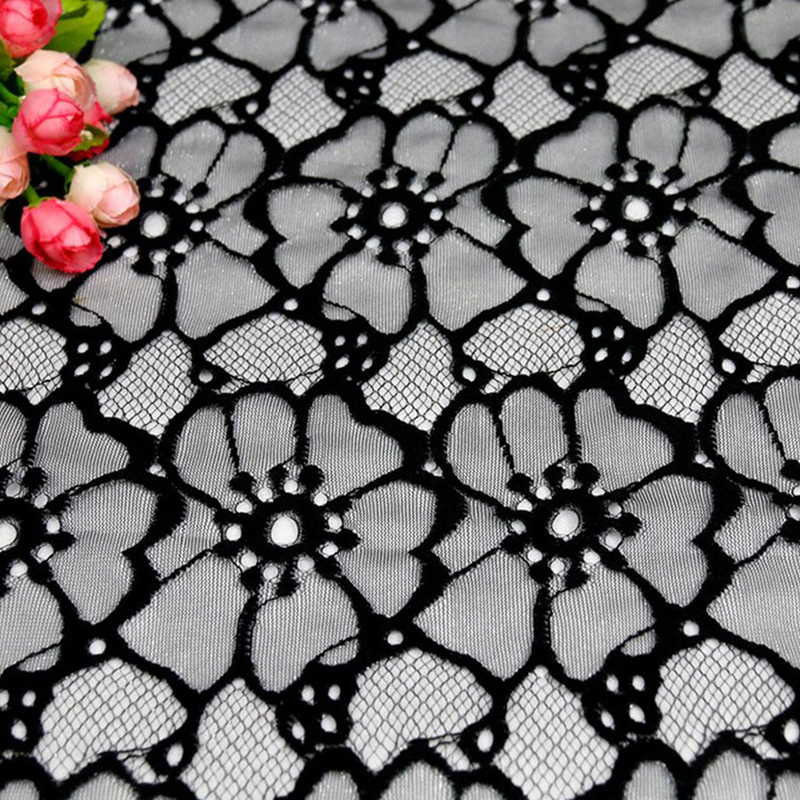Lace Fabric Lace Trim Nylon Warp Knit for Apparel Wholesale Supplier 14