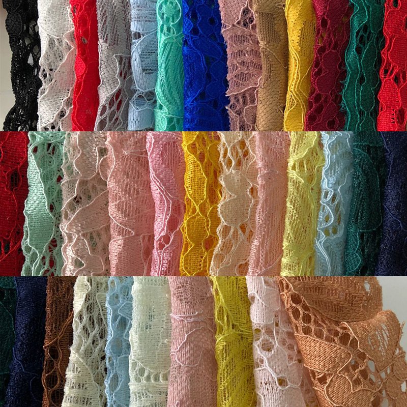 Lace Fabric Dress Nylon Warp Knit for Women's Wear Wholesale Supplier 14