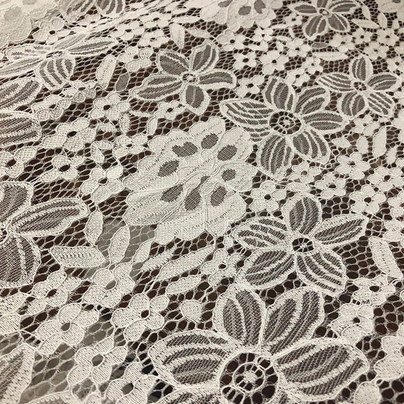Lace Fabric Dress Nylon Warp Knit for Women's Wear Wholesale Supplier 7