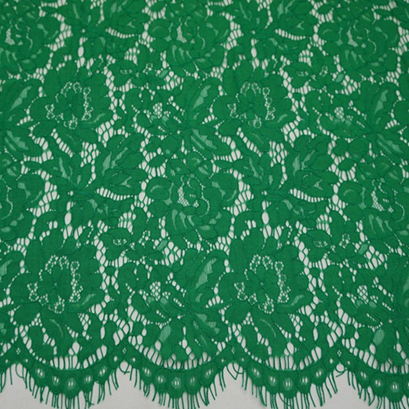Placement Floral Eyelash Placement Lace Fabric for Women's Wear Wholes 17
