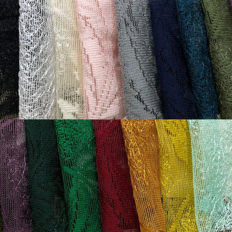 Lace Fabric Dress Bridal Polyester Warp Knit for Women's Wear Wholesal 10