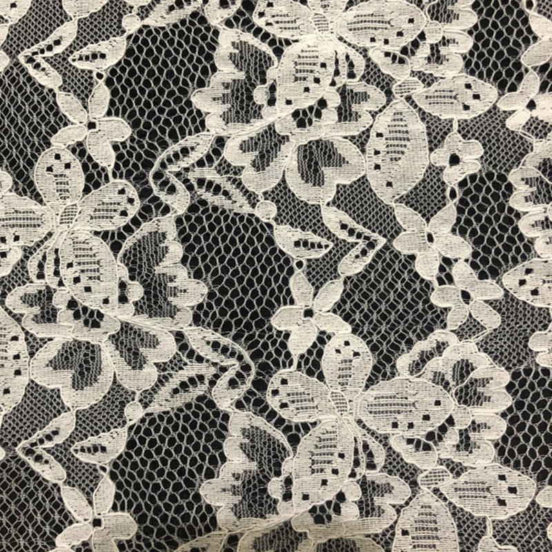 Lace Fabric Dress Cutwork Polyester for Women's Wear Wholesale Supplie
