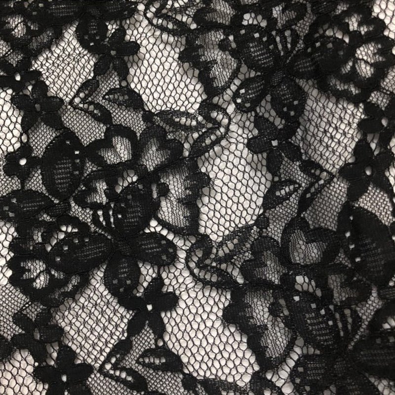 Lace Fabric Dress Cutwork Polyester for Women's Wear Wholesale Supplie