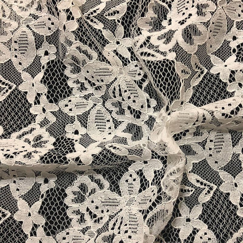 Lace Fabric Dress Cutwork Polyester for Women's Wear Wholesale Supplie 4