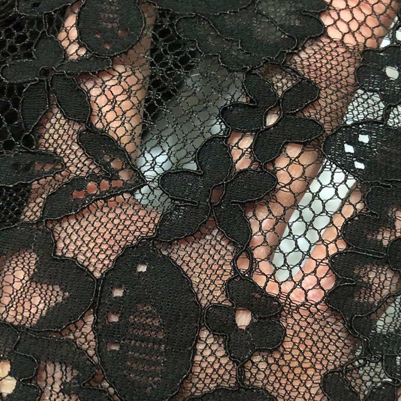 Lace Fabric Dress Cutwork Polyester for Women's Wear Wholesale Supplie 7