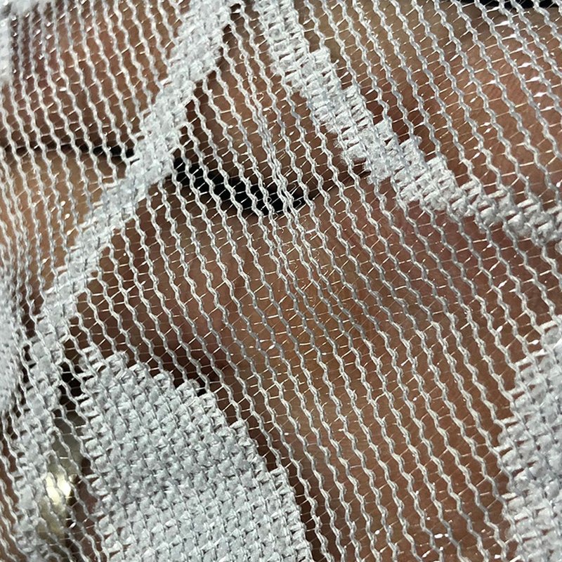 Lace Fabric Dress Leaf Polyester Warp Knit for Women's Wear Wholesale 7