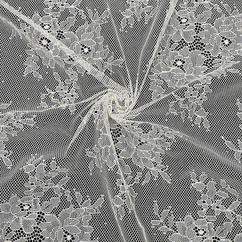Lace Fabric Foil Bridal Polyester for Kids Wear Wholesale Supplier 10