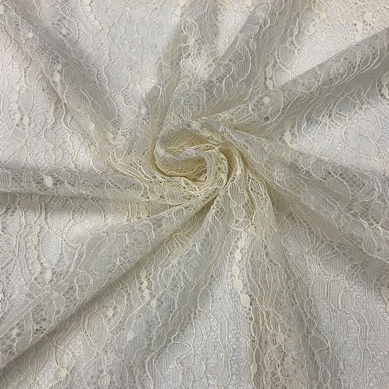Lace Fabric Small Floral Cutwork Nylon for Apparel Wholesale Supplier
