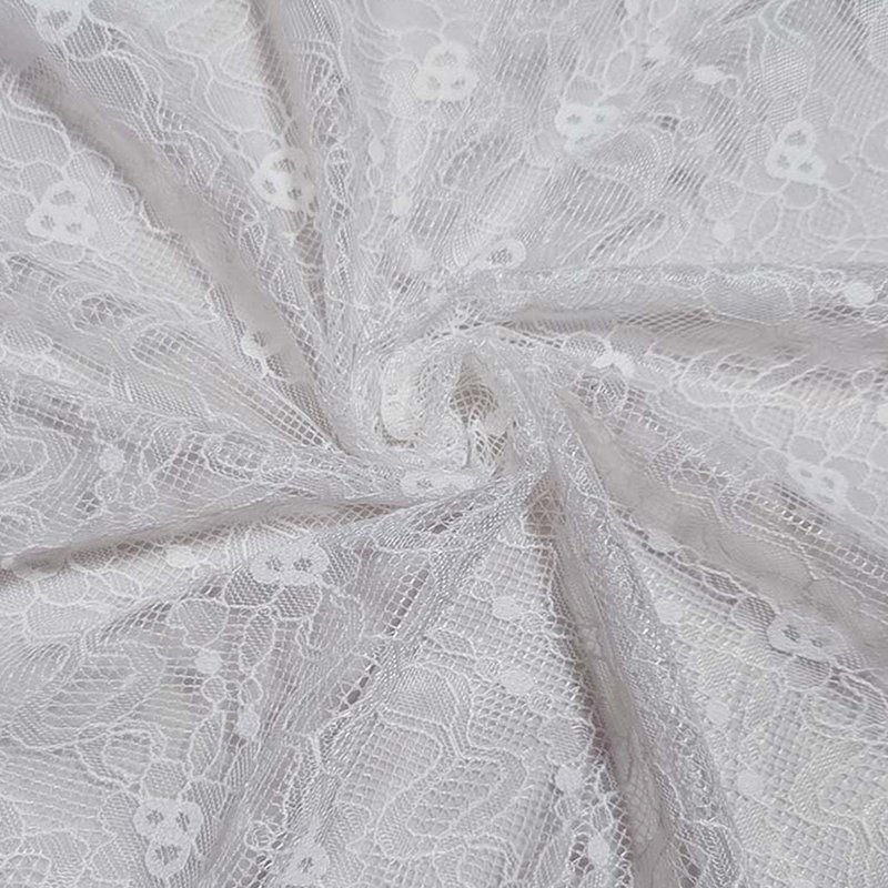 Lace Fabric Dress Small Floral Polyester for Women's Wear Wholesale Su 6