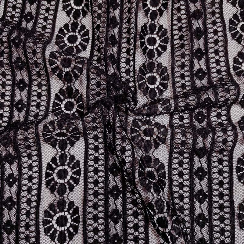 Lace Fabric Chrysanthemum Women's Nylon for Women's Wear Wholesale Sup 12