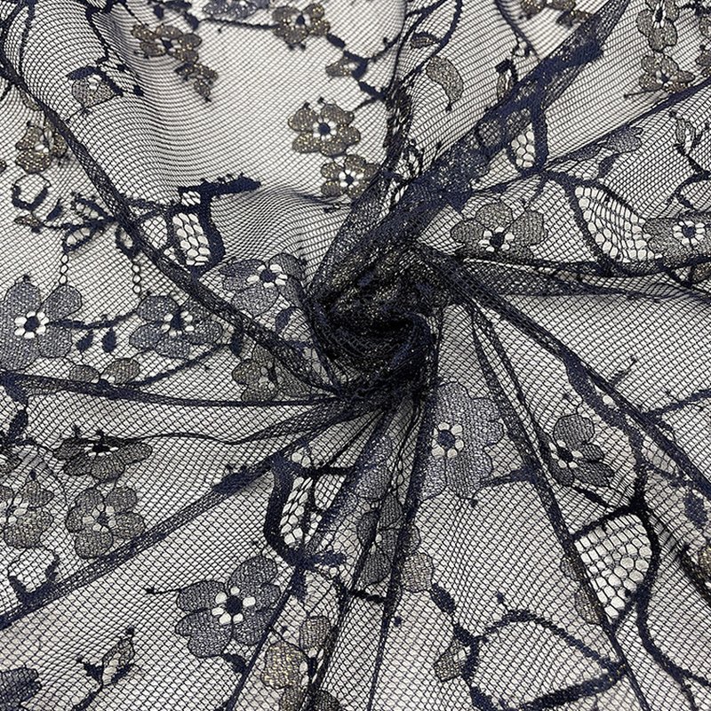 Lace Fabric Dress Floral Nylon Foil for Women's Wear Wholesale Supplie 5